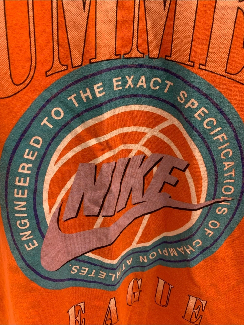 Nike Men’s Orange Graphic 'Summer League' Tee